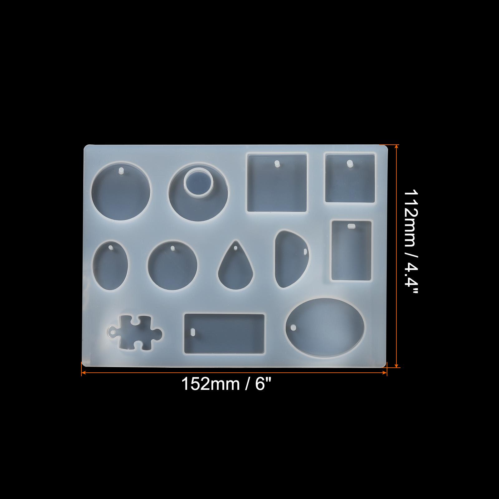 Silicone Resin Mold Keychain Pendant Epoxy Resin Mold with Hanging Holes for Crafts Jewelry Making Handmade Presents United States
Silicone Resin Mold Keychain Pendant Epoxy Resin Mold with Hanging Holes for Crafts Jewelry Making Handmade Presents United States