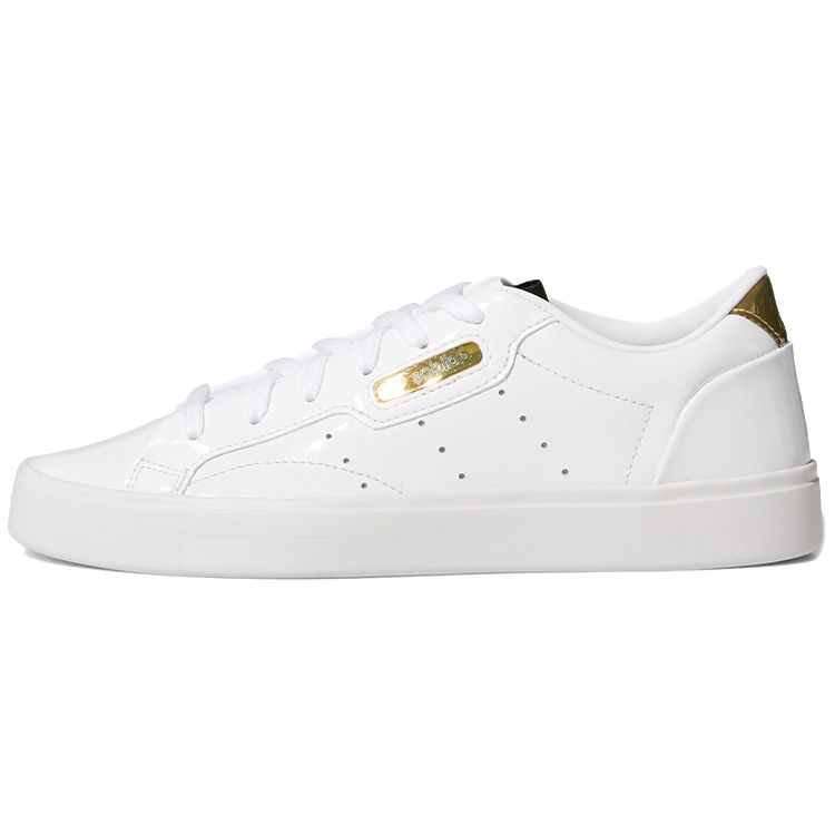 adidas Sleek Gold Metallic Женские кроссовки White Cloud-White Crystal-White FV3395
adidas Sleek Gold Metallic Женские кроссовки White Cloud-White Crystal-White FV3395