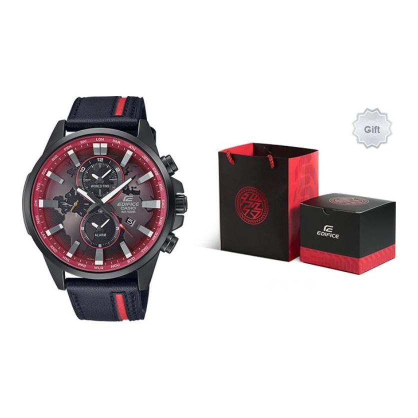 Casio Edifice Limited Edition Gift Box Heart Of The Earth Business Waterproof Quartz Movement Genuine Leather Strap Watch EFR-303CL-1AVUPRN New Year Box
Casio Edifice Limited Edition Gift Box Heart Of The Earth Business Waterproof Quartz Movement Genuine Leather Strap Watch EFR-303CL-1AVUPRN New Year Box
