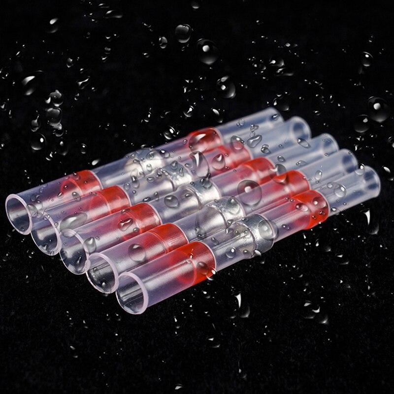 100pcs Heat Shrink Wire Connectors Red Heat Shrink AWG 22 To 18 Butt Electrical Connectors Tinned Solder Sealed Terminals
100pcs Heat Shrink Wire Connectors Red Heat Shrink AWG 22 To 18 Butt Electrical Connectors Tinned Solder Sealed Terminals