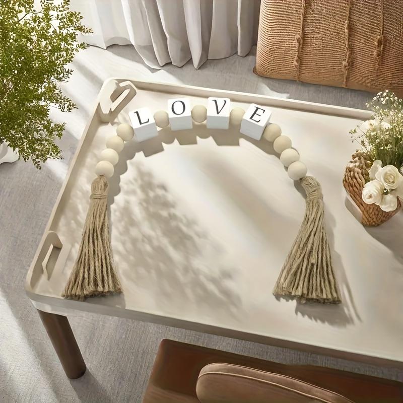 Rustic Wooden Letter Garland with Tassels - Home Design for Cozy Home Decor, Perfect for Shelves, Mantels, or Walls - Warmth
Rustic Wooden Letter Garland with Tassels - Home Design for Cozy Home Decor, Perfect for Shelves, Mantels, or Walls - Warmth