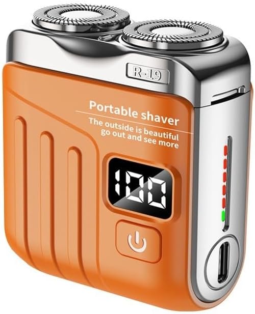 Rechargeable Travel Shaver, 9000+ RPM High Speed, Waterproof for Shower, 1-Hour Fast Charge via Type-C, Palm Size, Orange оранжевый
Rechargeable Travel Shaver, 9000+ RPM High Speed, Waterproof for Shower, 1-Hour Fast Charge via Type-C, Palm Size, Orange оранжевый