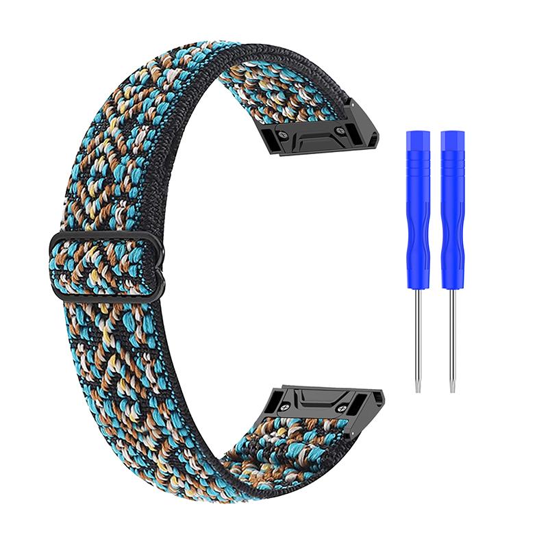 For Garmin Fenix Series 7X/6X/Coros Vertix 2 Elastic Nylon Watch Strap Adjustable Bracelet Smart Watch Breathable Band for Women/Men Black
For Garmin Fenix Series 7X/6X/Coros Vertix 2 Elastic Nylon Watch Strap Adjustable Bracelet Smart Watch Breathable Band for Women/Men Black