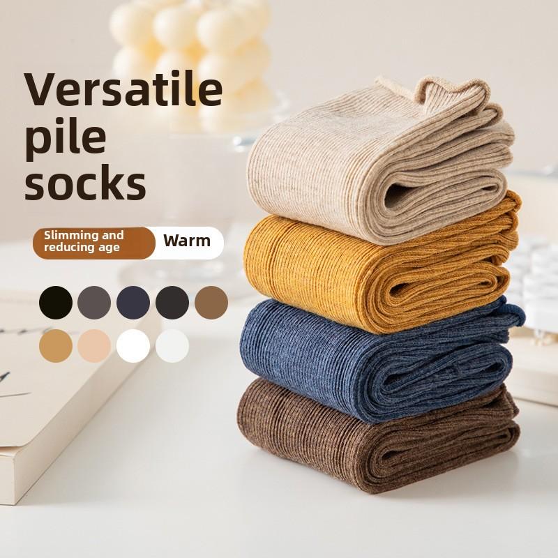 5 Pairs of Women s Autumn and Winter Retro Thickened Solid Color Long Stack Socks 5 Pairs жовтий
5 Pairs of Women s Autumn and Winter Retro Thickened Solid Color Long Stack Socks 5 Pairs жовтий