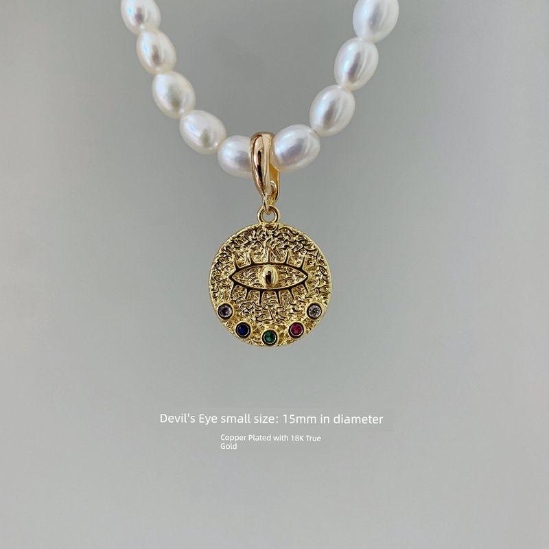 Removable Devil s Eye Zircon Gold Coin Universal Buckle Bestselling Devil s Eye Small Pendant, 15*15mm
Removable Devil s Eye Zircon Gold Coin Universal Buckle Bestselling Devil s Eye Small Pendant, 15*15mm