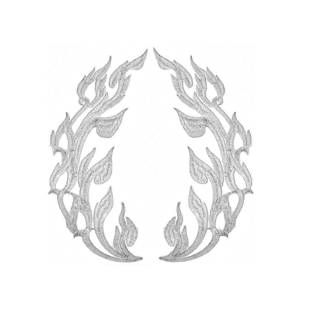 2 Pieces Collar Decoration Sequin Flower Patch Sequin Baroque Applique Iron On Patch Dress DIY Silver 4
2 Pieces Collar Decoration Sequin Flower Patch Sequin Baroque Applique Iron On Patch Dress DIY Silver 4