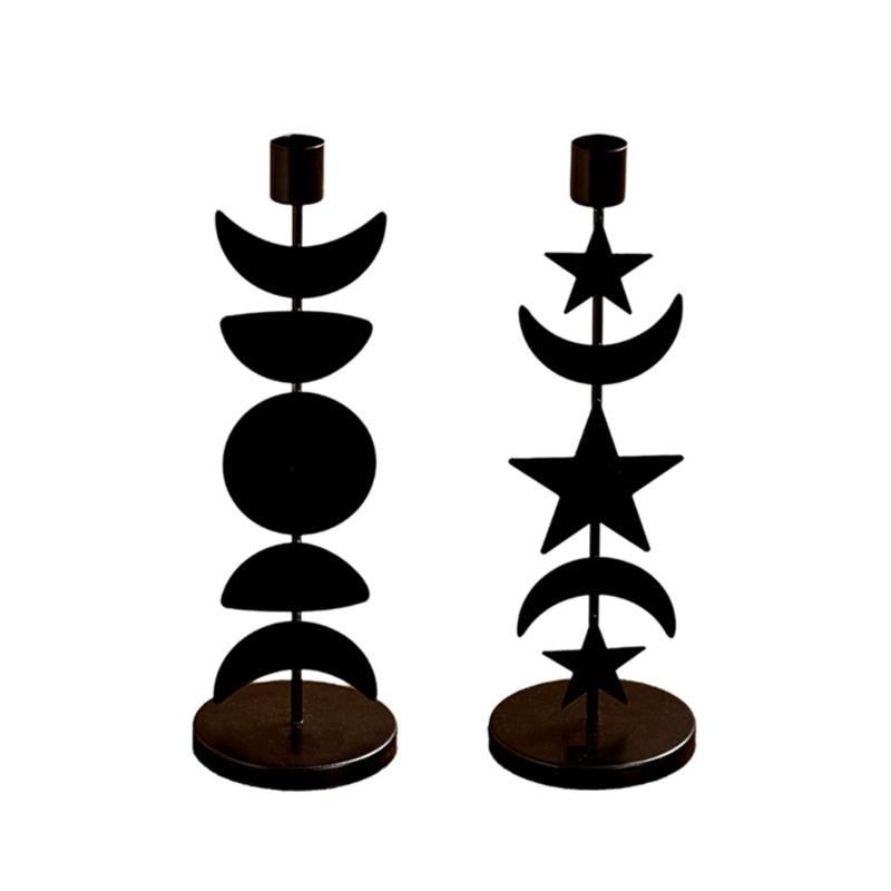 Elegant Black Iron Pillar Holder Vintage Sun Moon Star High Candlestick Home Accent for Wedding and Birthday
Elegant Black Iron Pillar Holder Vintage Sun Moon Star High Candlestick Home Accent for Wedding and Birthday