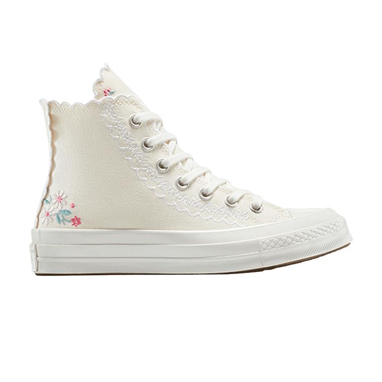 Converse Chuck 70 High Embroidered Flowers Unisex Sneakers Cream Egret Watermelon-Pink A13541C 37
Converse Chuck 70 High Embroidered Flowers Unisex Sneakers Cream Egret Watermelon-Pink A13541C 37