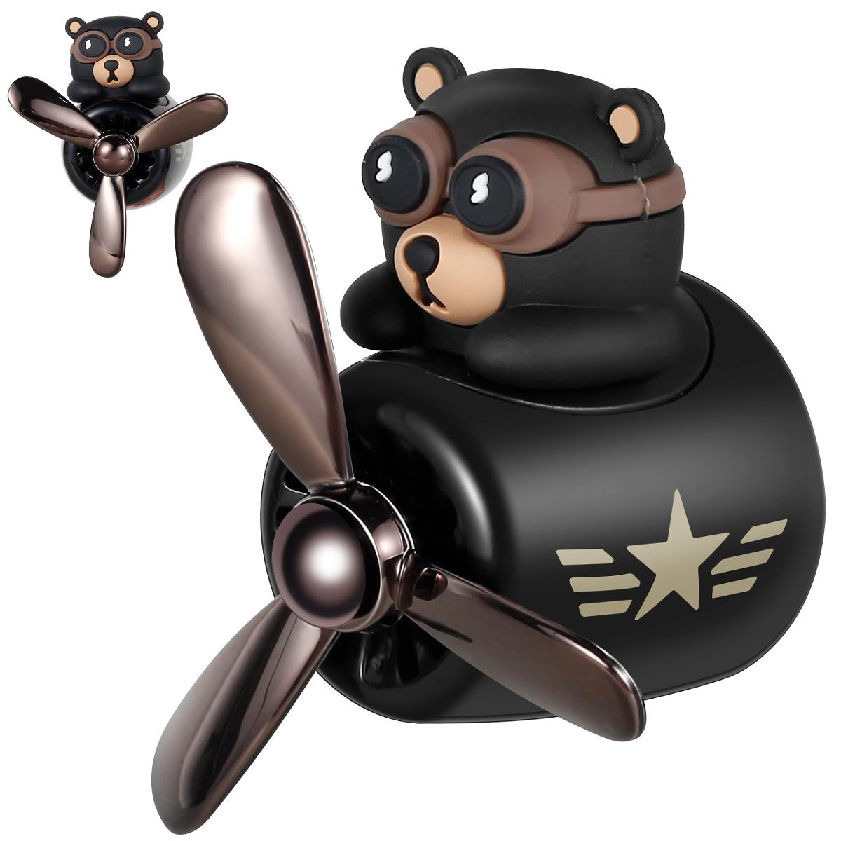 Car Air Freshener Cute Bear Car Vent Aroma Diffuser Reusable Car Air Outlet Scented Clip with Rotating Propeller Air Outlet чорний
Car Air Freshener Cute Bear Car Vent Aroma Diffuser Reusable Car Air Outlet Scented Clip with Rotating Propeller Air Outlet чорний