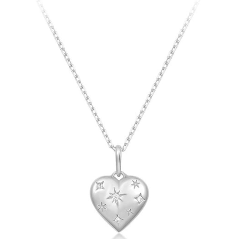 Taupe 925 silver sterling heart necklace (2 COLORS) GOLD
Taupe 925 silver sterling heart necklace (2 COLORS) GOLD