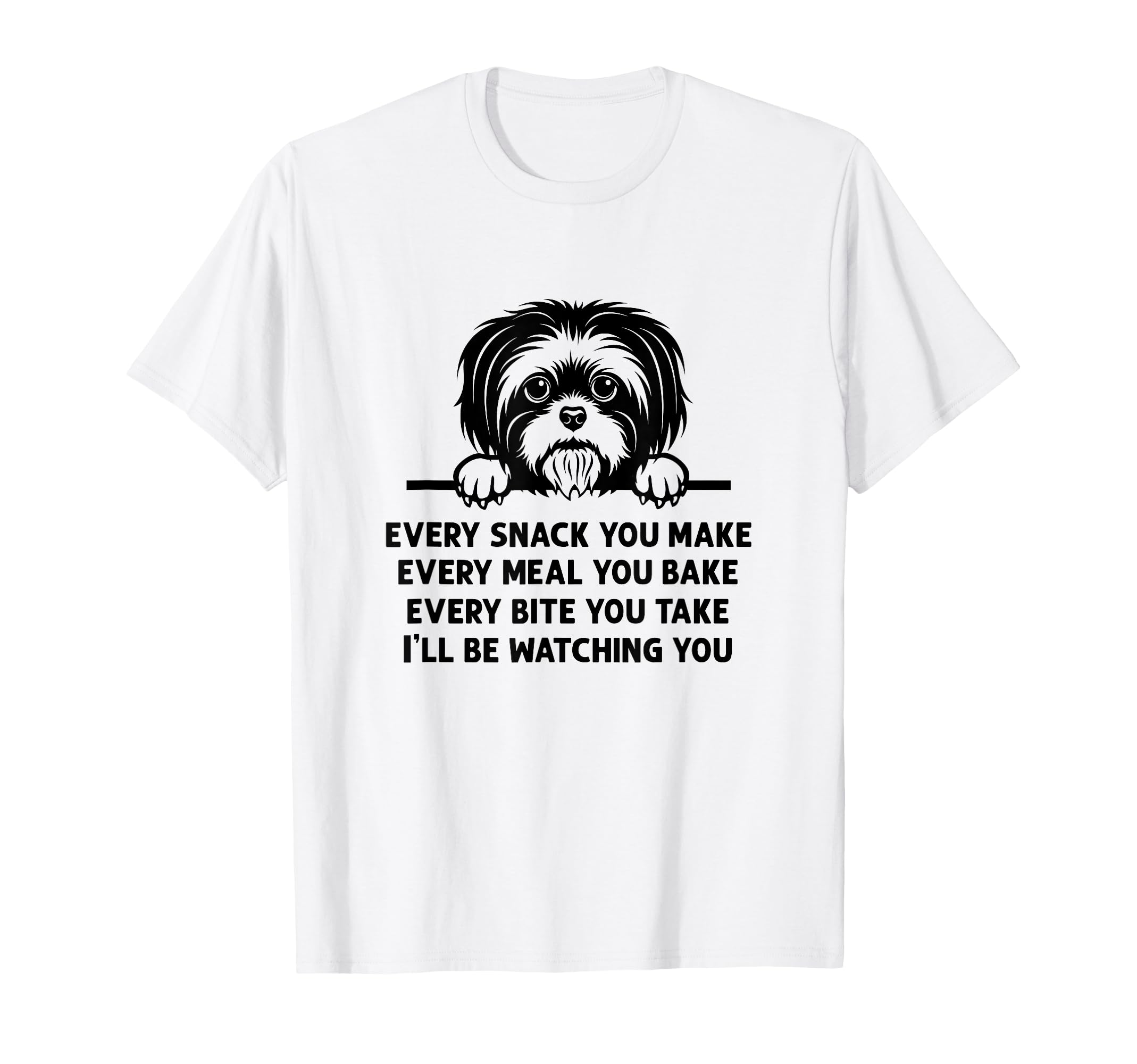 Funny Shih Tzu Dog Lover T-Shirt for Baking Every Meal
Funny Shih Tzu Dog Lover T-Shirt for Baking Every Meal