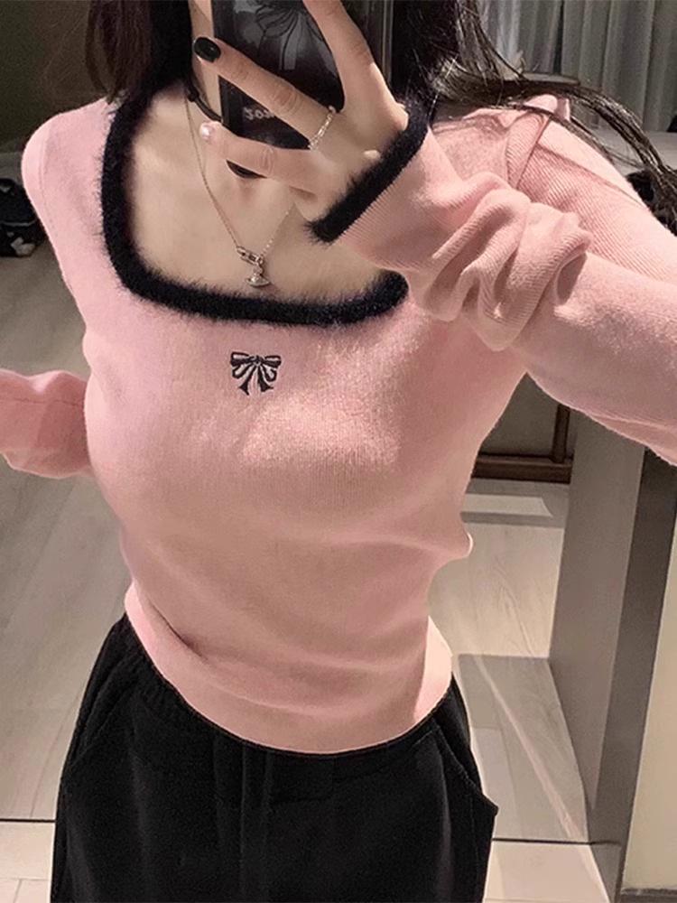 Korean Style Slim Fit Long Sleeve Velvet Top with Embroidery for Women - Autumn/Winter Collection Small рожевий
Korean Style Slim Fit Long Sleeve Velvet Top with Embroidery for Women - Autumn/Winter Collection Small рожевий