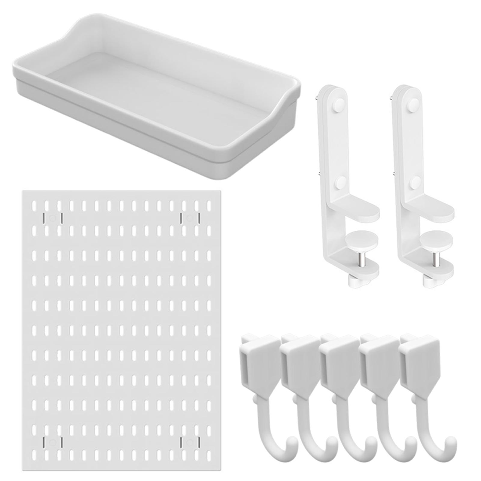 Clamp-on Desk Pegboard Multifunctional Office Accessory Organiser For Home/Office Clip Type білий
Clamp-on Desk Pegboard Multifunctional Office Accessory Organiser For Home/Office Clip Type білий