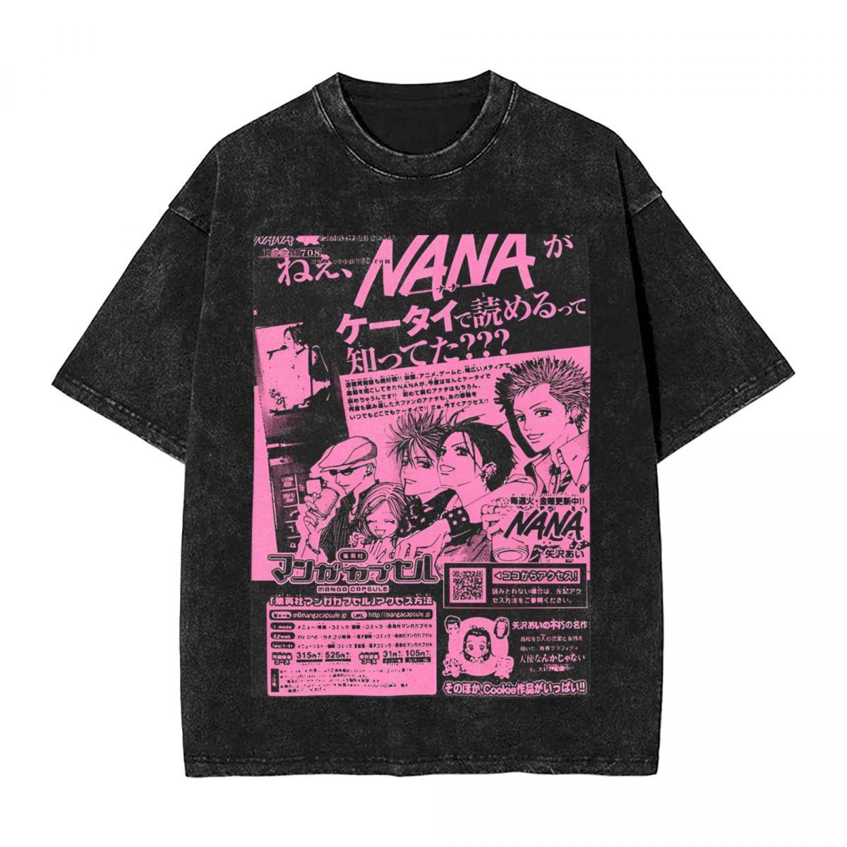 Nana Inspired Anime T Shirts Washed Cotton TShirts Osaki Kawaii Cartoon Vintage for Unisex Streetwear Printed Tee Shirt S
Nana Inspired Anime T Shirts Washed Cotton TShirts Osaki Kawaii Cartoon Vintage for Unisex Streetwear Printed Tee Shirt S