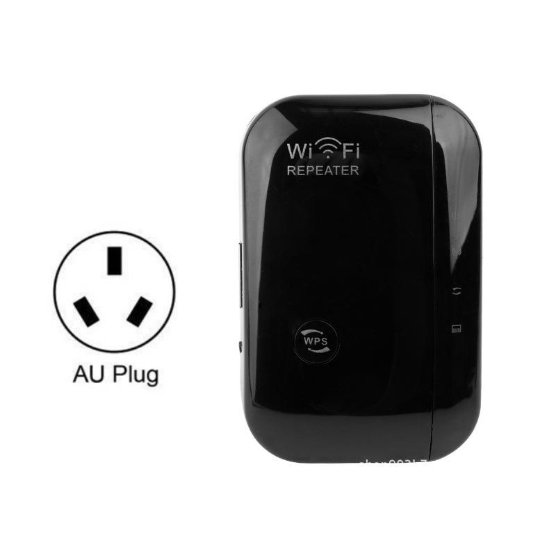 300M WiFi Repeater Signal Amplifier - Compact Wireless Router & Extender Black AU Plug
300M WiFi Repeater Signal Amplifier - Compact Wireless Router & Extender Black AU Plug