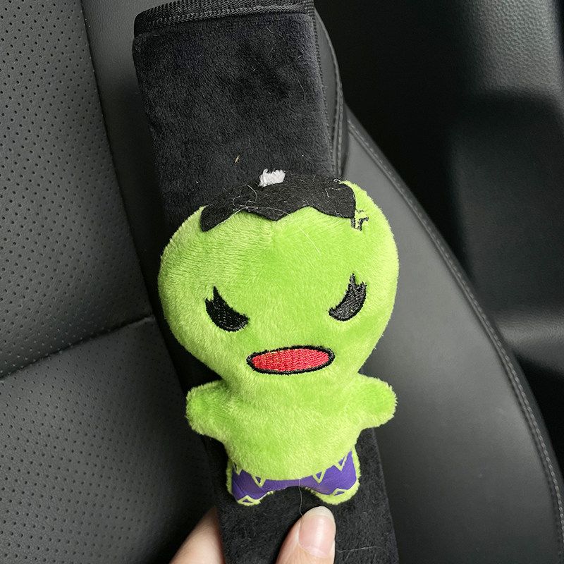 Protective Cover Protective Tube Doll Car Seat Belt Correction Shoulder Sleeve Ornament Anime Cute Car Doll (Black Shoulder Pads) Angry Hulk
Protective Cover Protective Tube Doll Car Seat Belt Correction Shoulder Sleeve Ornament Anime Cute Car Doll (Black Shoulder Pads) Angry Hulk