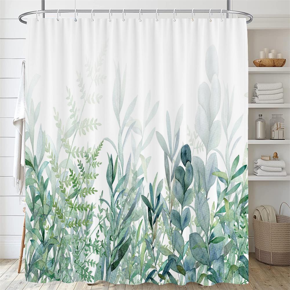 Greenery Leaf Shower Curtain Leaves Plant Bathroom Curtain Romantic Refreshing Curtain Polyester Waterproof Bathroom Shower W90xH180cm-35x70in
Greenery Leaf Shower Curtain Leaves Plant Bathroom Curtain Romantic Refreshing Curtain Polyester Waterproof Bathroom Shower W90xH180cm-35x70in