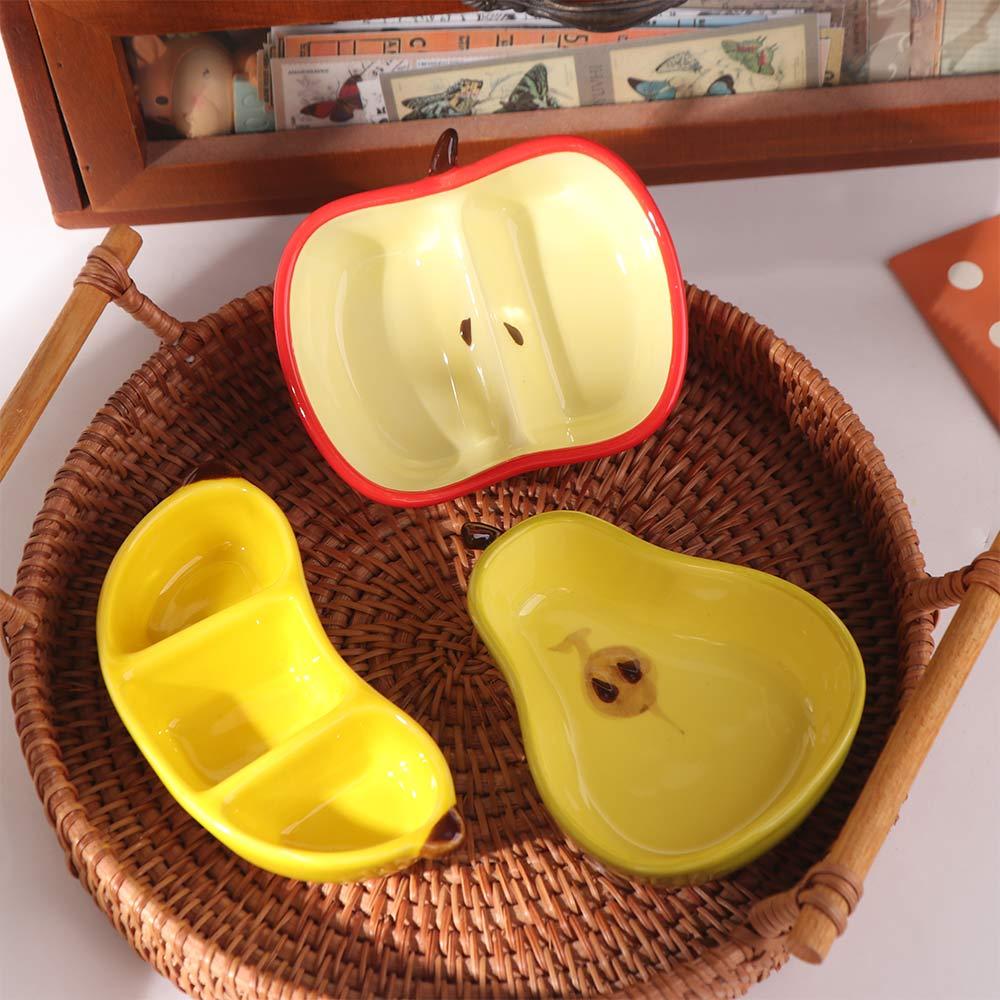 Ceramic Fruit Shaped Plate Cute Seasoning Dish Tableware Snack Dish Storage Food Style 3
Ceramic Fruit Shaped Plate Cute Seasoning Dish Tableware Snack Dish Storage Food Style 3