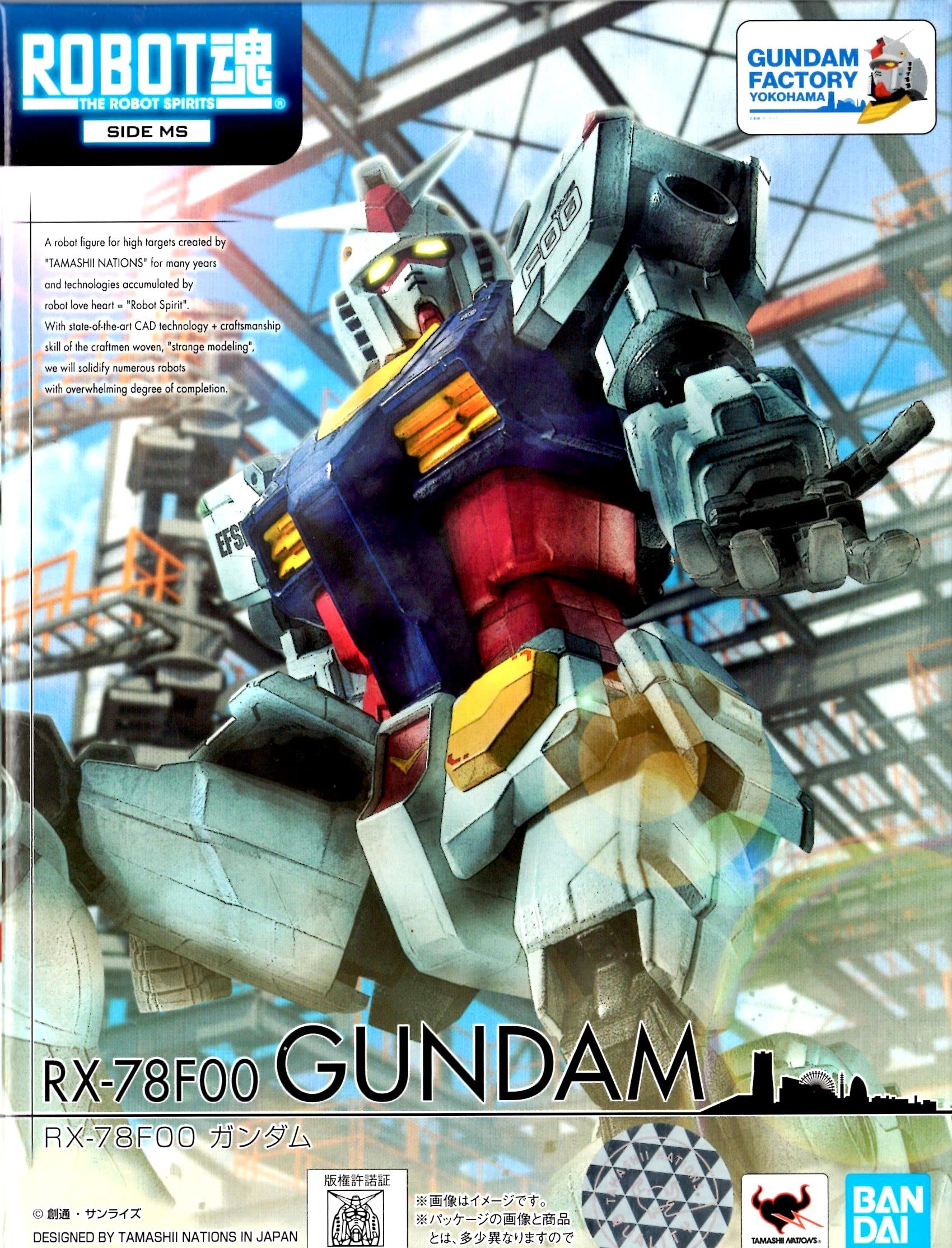 ROBOT Spirits SIDE MS RX-78F00 Gundam (Premium Bandai, GUNDAM FACTORY YOKOHAMA limited)
ROBOT Spirits SIDE MS RX-78F00 Gundam (Premium Bandai, GUNDAM FACTORY YOKOHAMA limited)