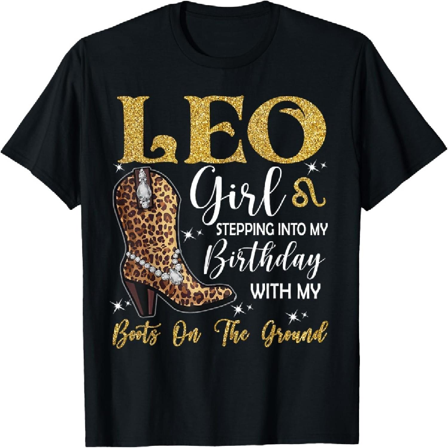 Leo Zodiac Sign Stepping Into My Birthday Western Cowgirl T-Shirt XXXXXL різнокольоровий
Leo Zodiac Sign Stepping Into My Birthday Western Cowgirl T-Shirt XXXXXL різнокольоровий