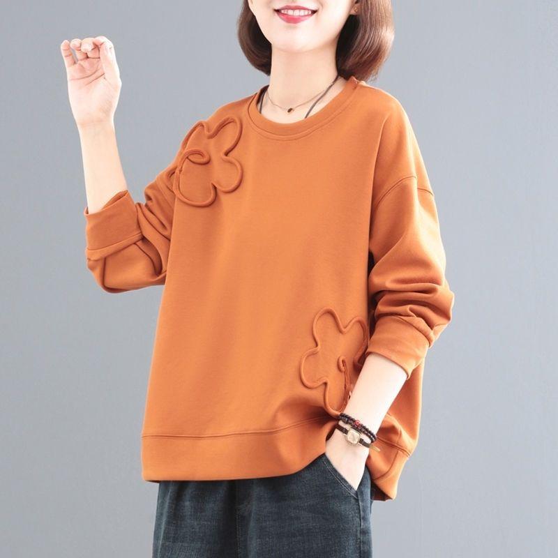 Spring Autumn Solid Color Pullover Lantern Long Sleeve Women s Clothing O-Neck Tie Flowers Pullover Casual Office Lady Tops XXXXL помаранчевий
Spring Autumn Solid Color Pullover Lantern Long Sleeve Women s Clothing O-Neck Tie Flowers Pullover Casual Office Lady Tops XXXXL помаранчевий