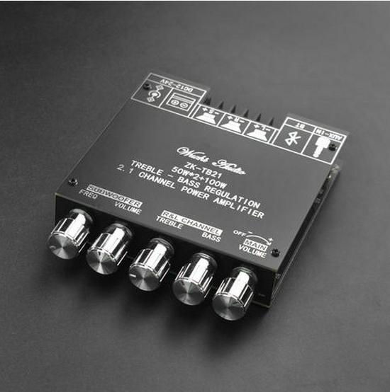Bluetooth Amplifier Board with Treble & Bass Control (2x50W + 100W)
Bluetooth Amplifier Board with Treble & Bass Control (2x50W + 100W)