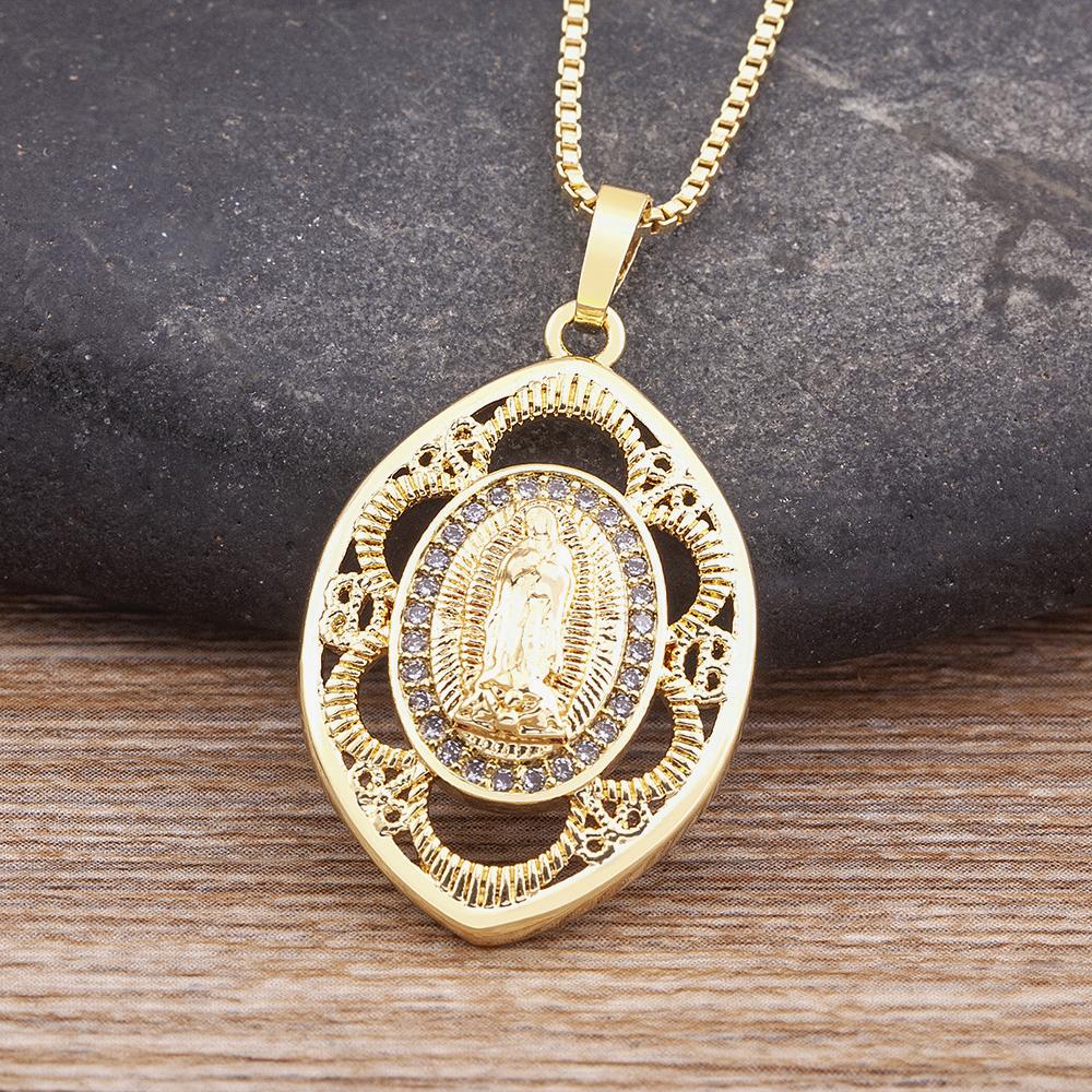 Nidin New Arrival Fashion Exquisite Cubic Zirconia Virgin Mary Necklace Women Classic Retro Religious Chain Jesus Jewelry Gifts белый
Nidin New Arrival Fashion Exquisite Cubic Zirconia Virgin Mary Necklace Women Classic Retro Religious Chain Jesus Jewelry Gifts белый