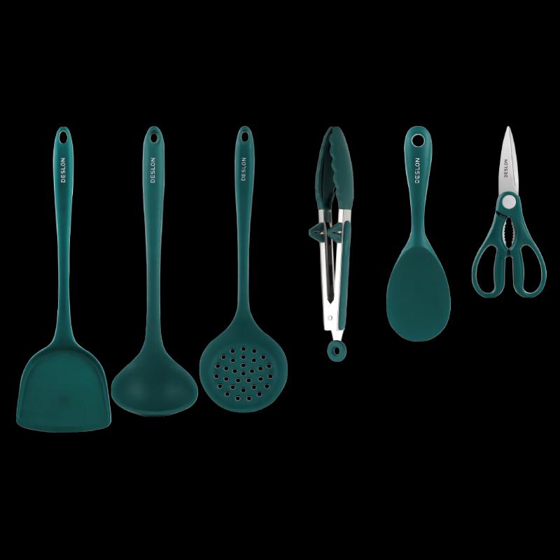 Desilang Qinyuan 6-Piece Silicone Kitchen Utensil Set
Desilang Qinyuan 6-Piece Silicone Kitchen Utensil Set