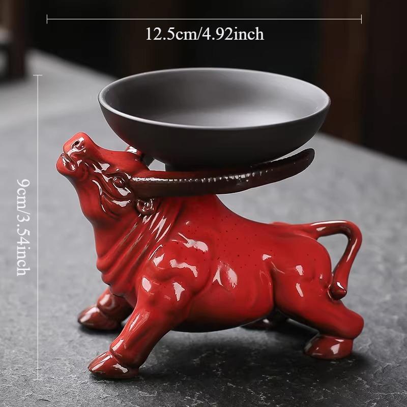 Purple Clay Kiln Turns Into Tea Pet Chinese Cow Ornament Household Tea Filter Desktop Tea Play Decoration Teaset Accessories красный
Purple Clay Kiln Turns Into Tea Pet Chinese Cow Ornament Household Tea Filter Desktop Tea Play Decoration Teaset Accessories красный