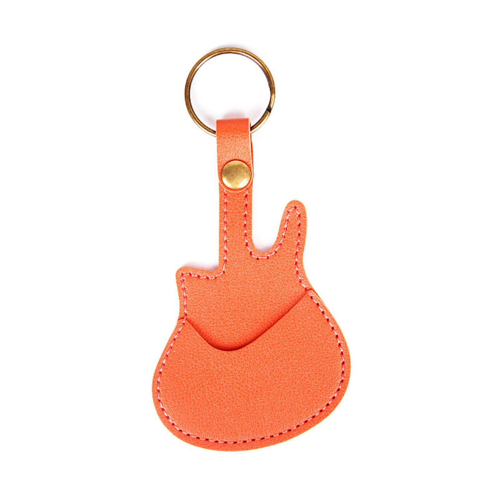 Portable Protective Pick Holder Guitar Shape Pick Storage Case Guitar Pick Bag Practical Pick Container PU Texture помаранчевий
Portable Protective Pick Holder Guitar Shape Pick Storage Case Guitar Pick Bag Practical Pick Container PU Texture помаранчевий