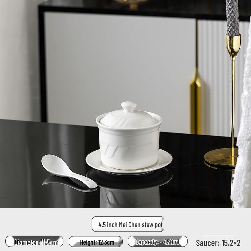 Ceramic Double-Boiler Stew Pot for Desserts and Soups
Ceramic Double-Boiler Stew Pot for Desserts and Soups