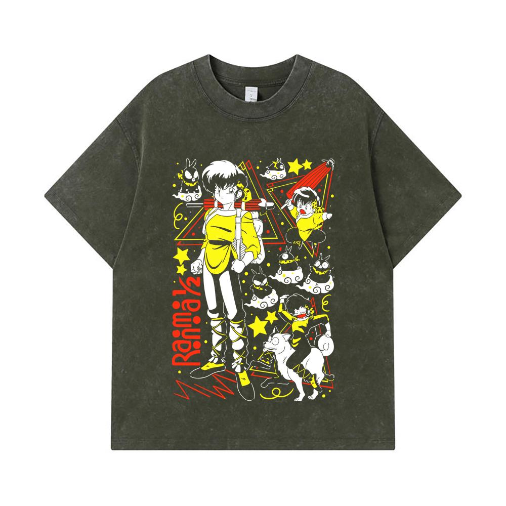 275 GSM Washed T-shirts 100% Cotton Ranma 12 V7 Ryoga Print Unisex Heavy Cotton T Shirt S армия зеленый
275 GSM Washed T-shirts 100% Cotton Ranma 12 V7 Ryoga Print Unisex Heavy Cotton T Shirt S армия зеленый
