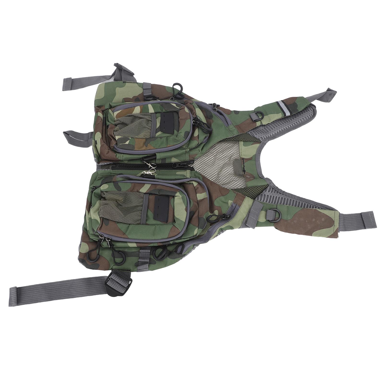 Camouflage Fishing Vest Outdoor Fly Fishing Vest with Multi Pockets for Hiking Climbing Traveling Photography
Camouflage Fishing Vest Outdoor Fly Fishing Vest with Multi Pockets for Hiking Climbing Traveling Photography