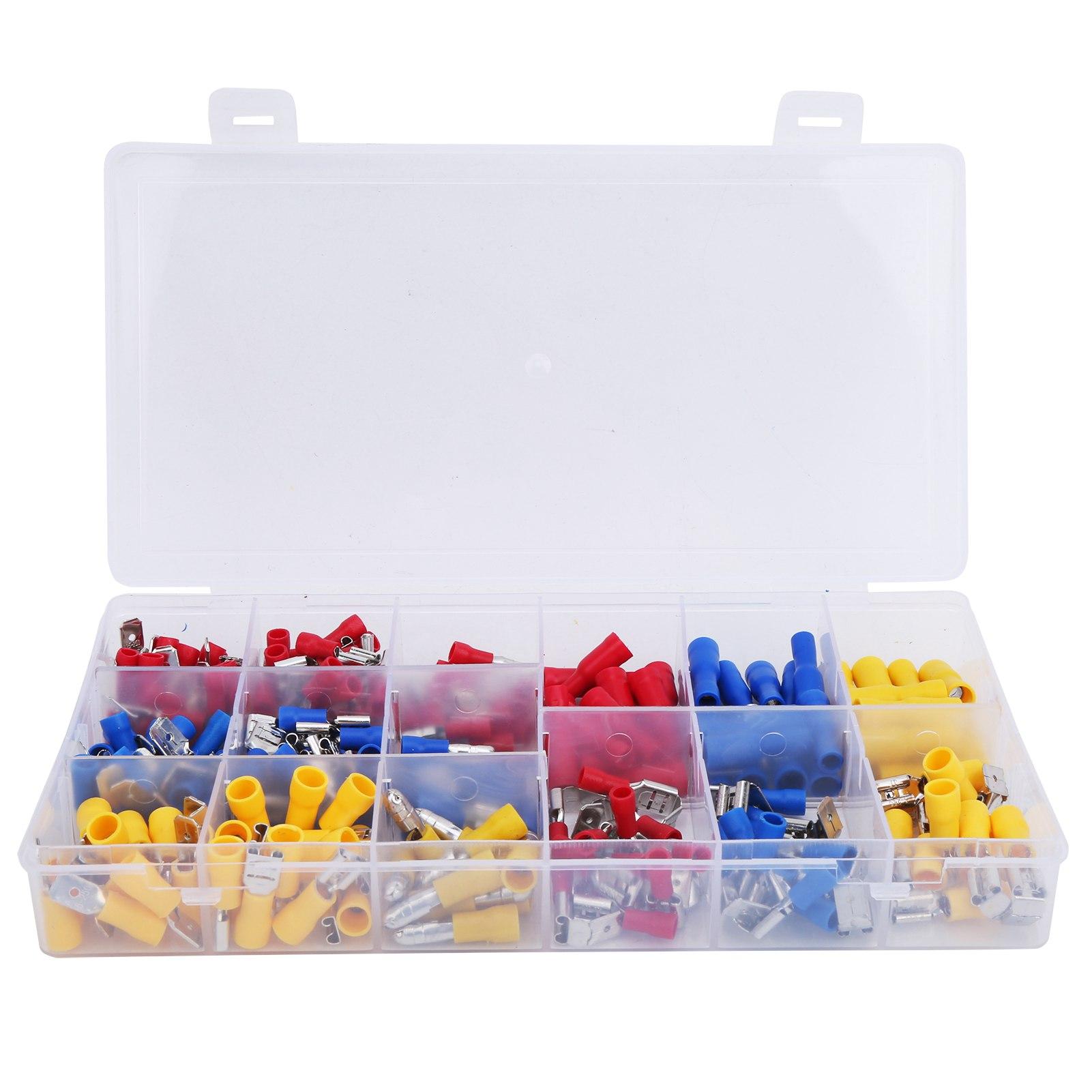 236Pcs Crimping Terminals Set Insulating Tube Connector Block Wire Connection Accessories
236Pcs Crimping Terminals Set Insulating Tube Connector Block Wire Connection Accessories