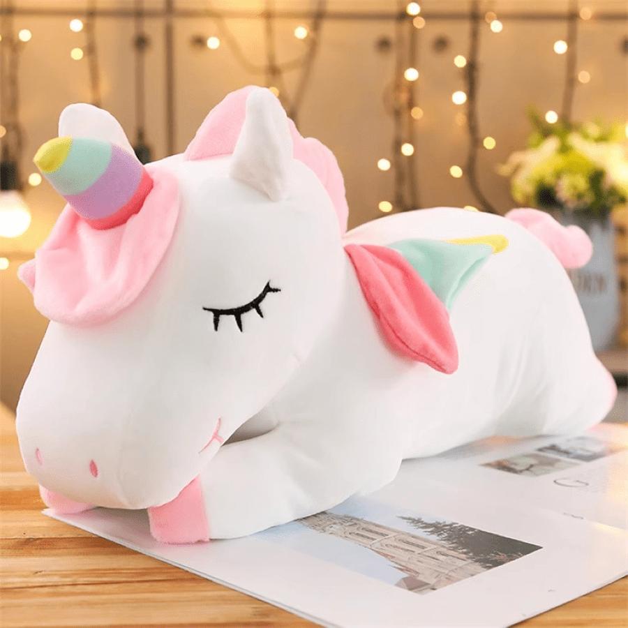 Unicorn Stuffed Animal Lying Down Rainbow House Plush Toy Soft Pillow Cushion Happy Unicorn Girls Birthday Party Decors Gifts 30CM
Unicorn Stuffed Animal Lying Down Rainbow House Plush Toy Soft Pillow Cushion Happy Unicorn Girls Birthday Party Decors Gifts 30CM