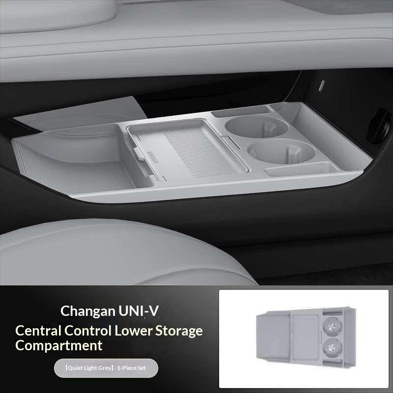 Suitable for 25 Models of Changan Uni-v, Under-center Console Storage Box, Glasses Holder, Car Accessories Modification Parts сірий колір
Suitable for 25 Models of Changan Uni-v, Under-center Console Storage Box, Glasses Holder, Car Accessories Modification Parts сірий колір