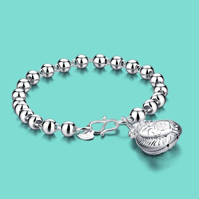 6 мм стиль браслет из стерлингового серебра 925 пробы женский браслет из бисера с замком и замком дизайн однотонный серебряный браслет подарок на день рождения 16cm
6 мм стиль браслет из стерлингового серебра 925 пробы женский браслет из бисера с замком и замком дизайн однотонный серебряный браслет подарок на день рождения 16cm