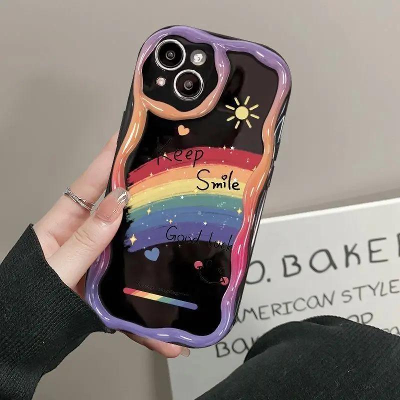 Candy Color Rainbow Phone Case For iPhone 16 15 14 13 12 11 Pro Max X XS XR SE 7 8 Plus Mini Funda 3D Wavy Curved Edge iPhone 16 Pro
Candy Color Rainbow Phone Case For iPhone 16 15 14 13 12 11 Pro Max X XS XR SE 7 8 Plus Mini Funda 3D Wavy Curved Edge iPhone 16 Pro