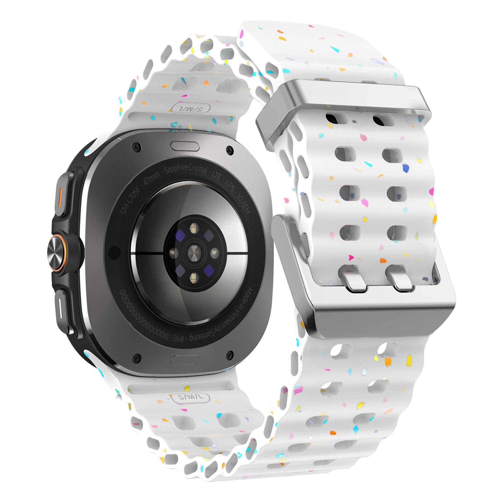 Оригинальный морской ремешок для Samsung Galaxy watch Ultra 47 мм Аксессуары Силиконовый спортивный браслет Ремешок Galaxy watch 7 Ultra galaxy watch 7 ultra белый
Оригинальный морской ремешок для Samsung Galaxy watch Ultra 47 мм Аксессуары Силиконовый спортивный браслет Ремешок Galaxy watch 7 Ultra galaxy watch 7 ultra белый