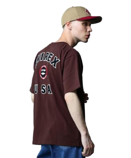 AVIREX VARSITY LOGO T-SHIRT M 050 Braun 783-5934012
AVIREX VARSITY LOGO T-SHIRT M 050 Braun 783-5934012