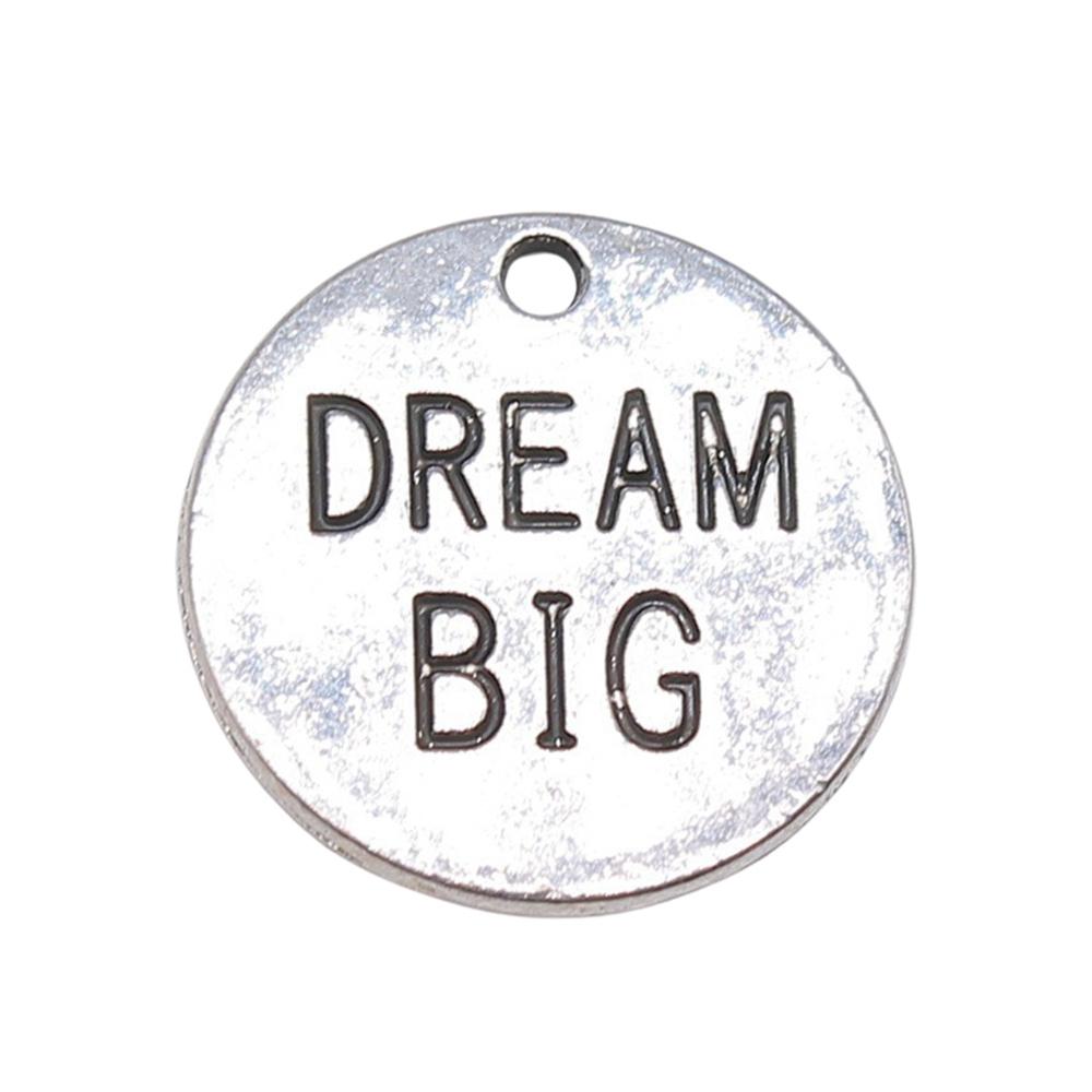 4 шт., большие круглые тарелки-подвески Dream, античное серебро, цвет цинкового сплава, 25X25 мм
4 шт., большие круглые тарелки-подвески Dream, античное серебро, цвет цинкового сплава, 25X25 мм