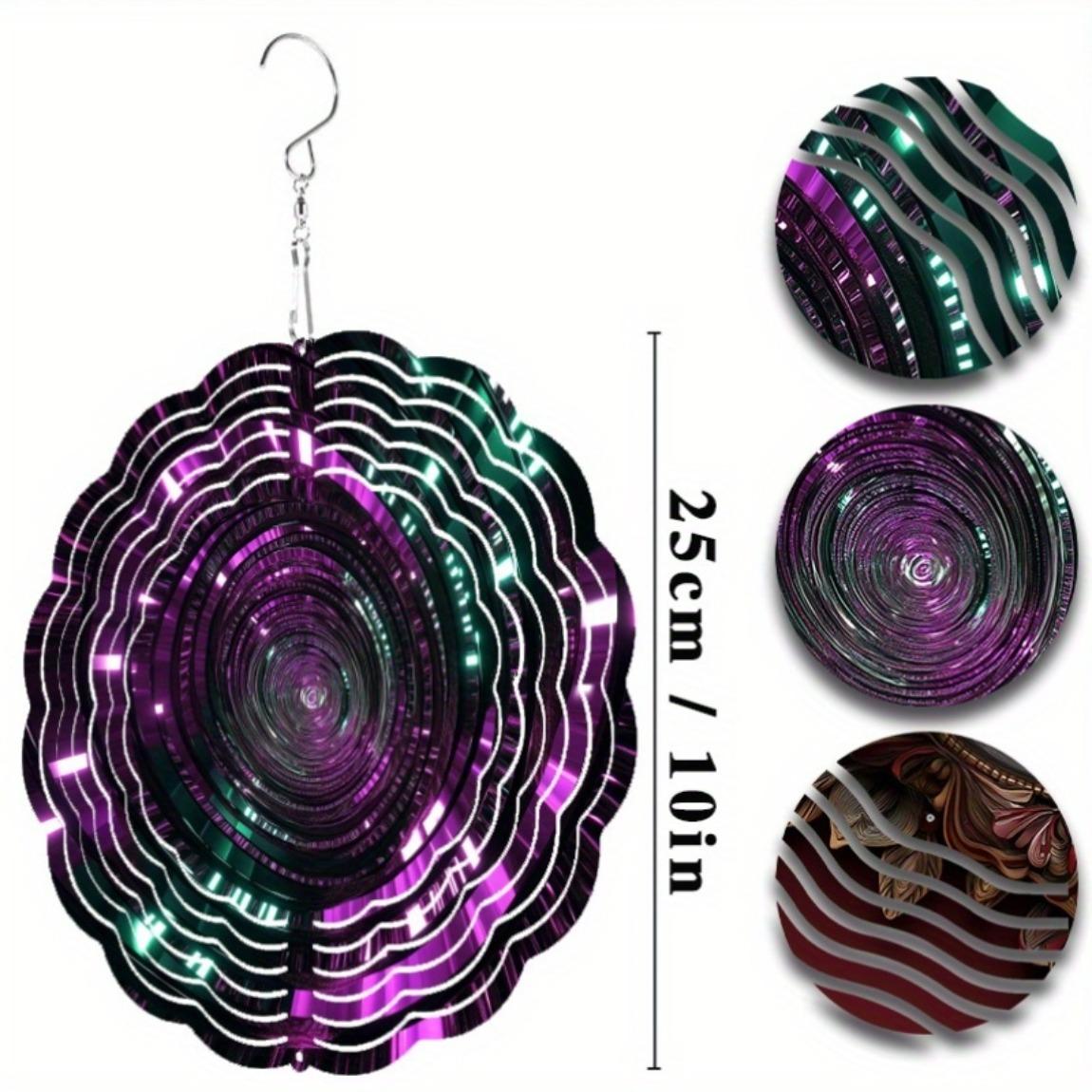 10-дюймовый металлический ветряной спиннер, садовый декор с вращающимся на 360 градусов крючком, уличный колокольчик для патио, балкона, двора, не требует электричества, все сезоны 01A
10-дюймовый металлический ветряной спиннер, садовый декор с вращающимся на 360 градусов крючком, уличный колокольчик для патио, балкона, двора, не требует электричества, все сезоны 01A