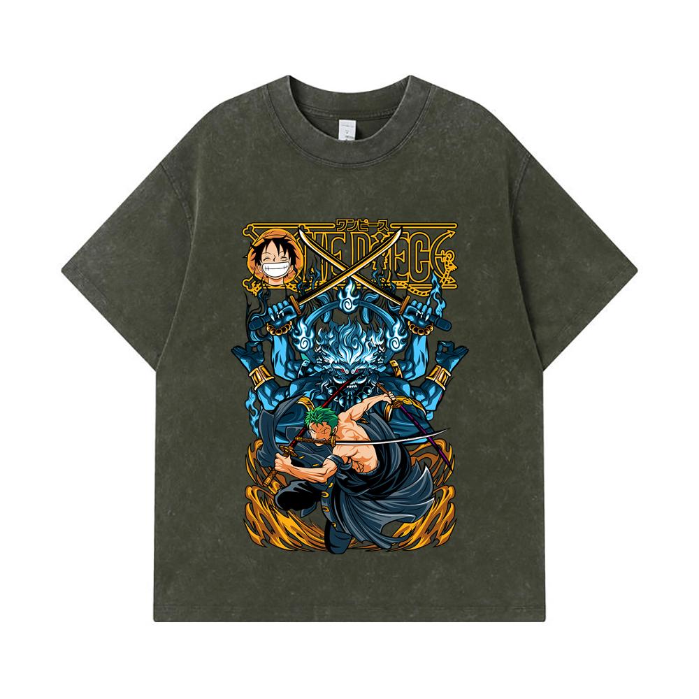 275 GSM Washed T-shirts 100% Cotton One Piece V8 Zoro Print Unisex Heavy Cotton T Shirt S армия зеленый
275 GSM Washed T-shirts 100% Cotton One Piece V8 Zoro Print Unisex Heavy Cotton T Shirt S армия зеленый