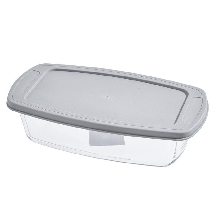 Strong Borosilicate Glass Bread Pan With Ergonomic Handles And Cover 27x14x7cm Useful Cooking Accessory 1
Strong Borosilicate Glass Bread Pan With Ergonomic Handles And Cover 27x14x7cm Useful Cooking Accessory 1