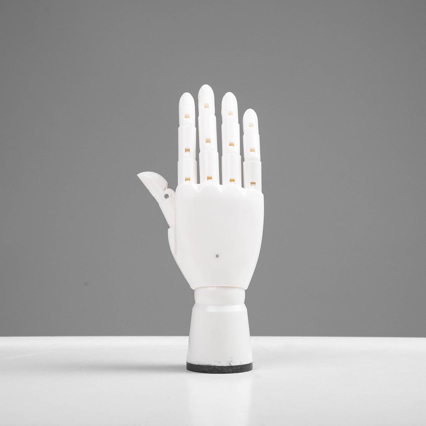 Black & White Jointed Mechanical Hand Display Stand No Size Specification
Black & White Jointed Mechanical Hand Display Stand No Size Specification