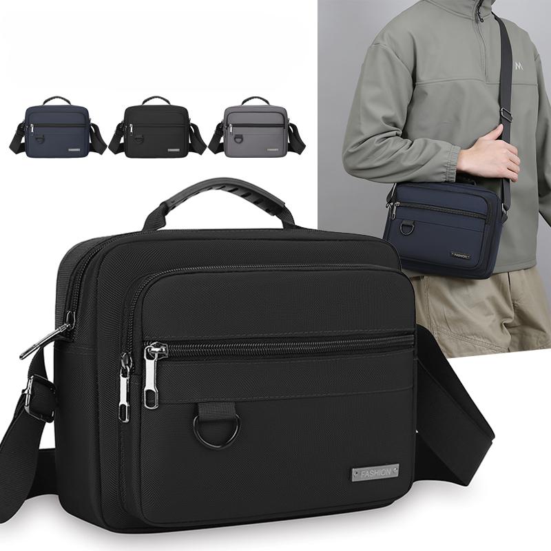Men s Anti-Theft Business Shoulder Bag - Durable Office Briefcase with Multiple Zipper Pockets чорний
Men s Anti-Theft Business Shoulder Bag - Durable Office Briefcase with Multiple Zipper Pockets чорний