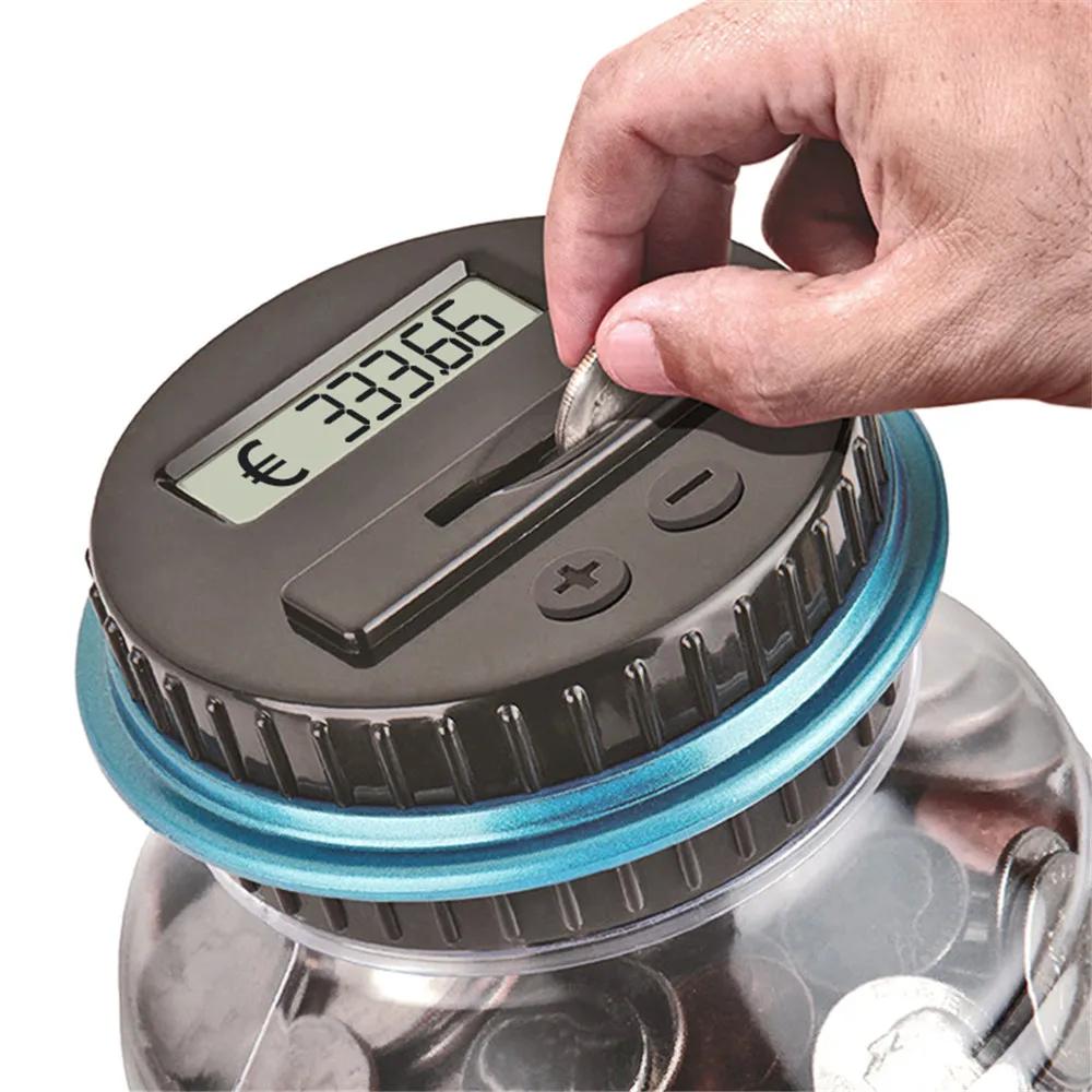 UK Child EUR/Pound Coin Saving Money Jar LCD Display Digital Counting Piggy Bank EUR
UK Child EUR/Pound Coin Saving Money Jar LCD Display Digital Counting Piggy Bank EUR