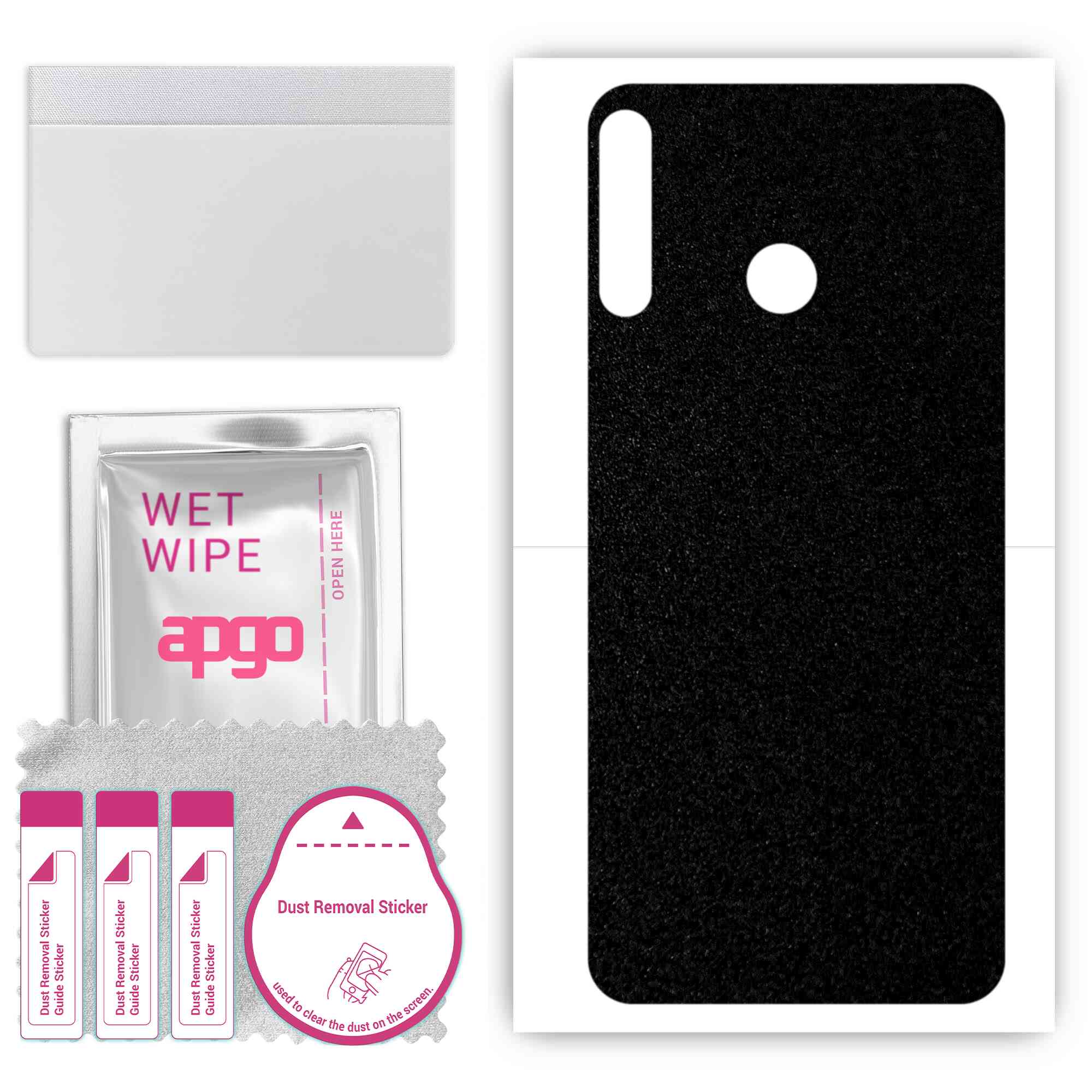 Apgo Protective Skin Sticker для задньої частини, сумісний із Tecno Spark 4 Air, Wrap Film, Foil, Vinyl - Pattern Matte Black
Apgo Protective Skin Sticker для задньої частини, сумісний із Tecno Spark 4 Air, Wrap Film, Foil, Vinyl - Pattern Matte Black