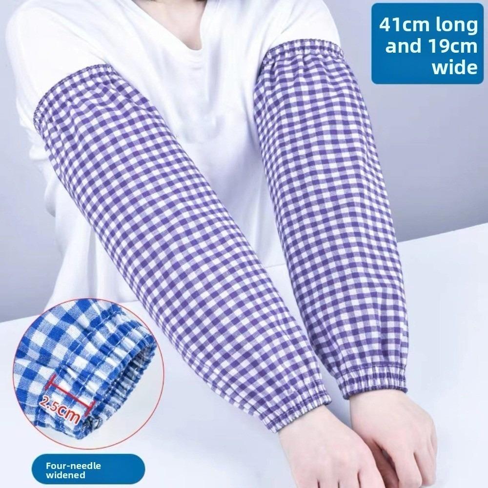 Anti Fouling Arm Cover Plaid Arm Guard New Long Mittens For Cooking Cuff Protectors 6
Anti Fouling Arm Cover Plaid Arm Guard New Long Mittens For Cooking Cuff Protectors 6