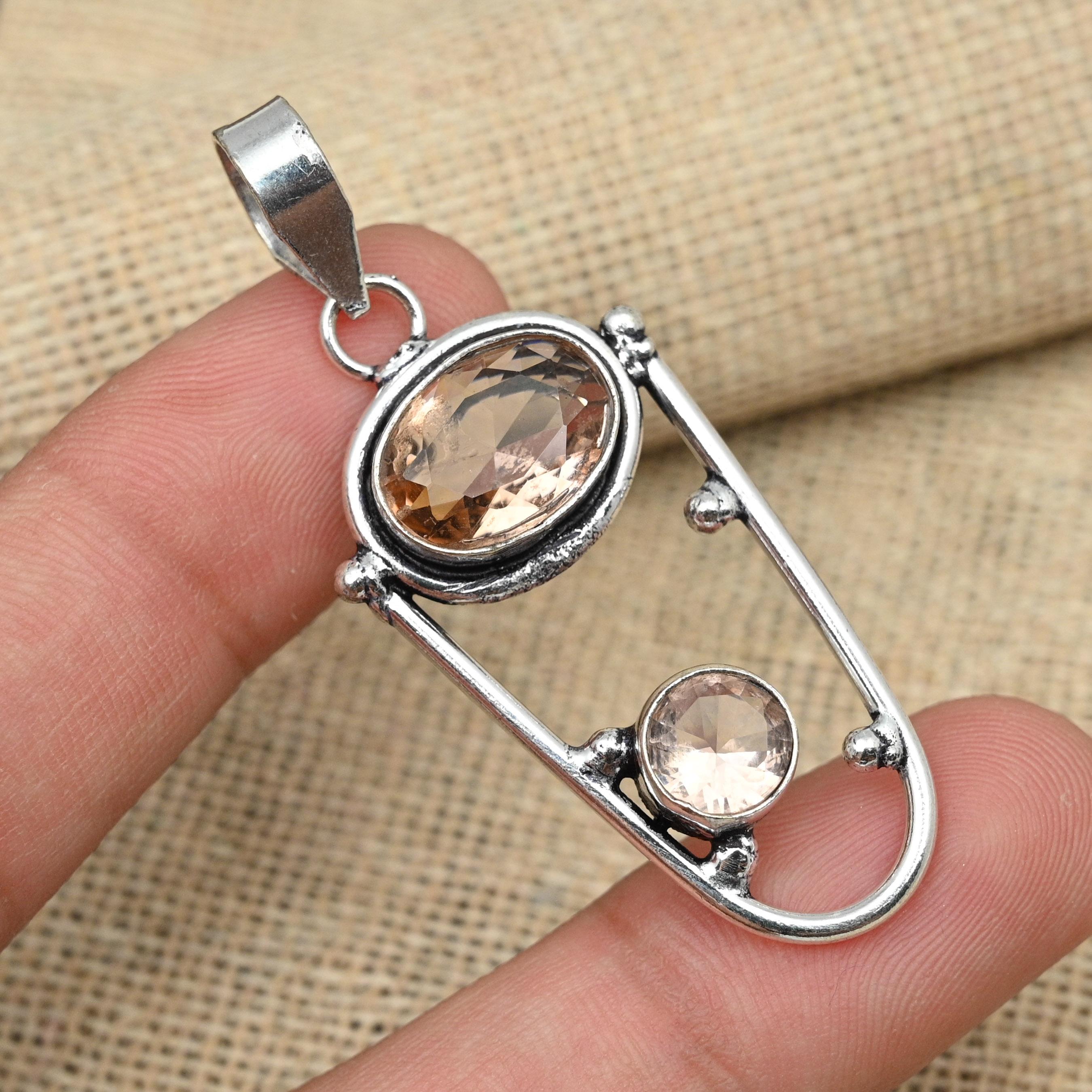 Ювелирные изделия из стерлингового серебра 925 пробы из морганита, уникальный кулон для подарка ручной работы 2.16 Inches персиковый
Ювелирные изделия из стерлингового серебра 925 пробы из морганита, уникальный кулон для подарка ручной работы 2.16 Inches персиковый